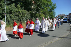 Festgottesdienst zum 1.000 Todestag des Heiligen Heimerads auf dem Hasunger Berg (Foto: Karl-Franz Thiede)